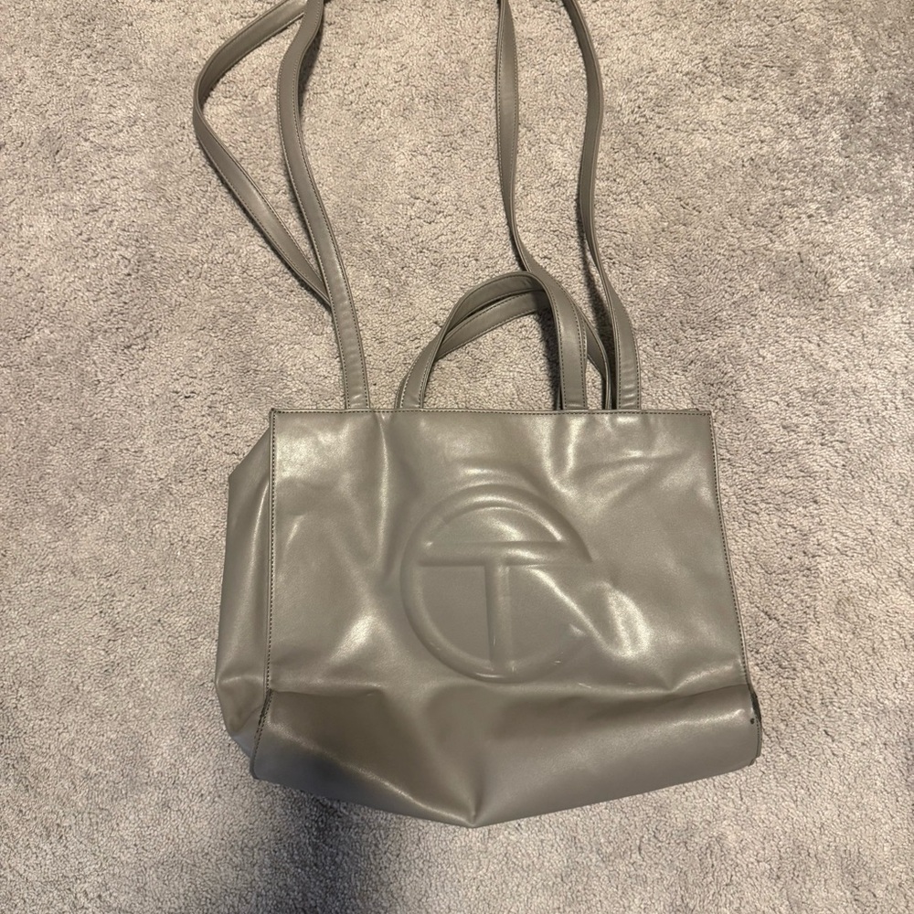 Telfar Gray Tote Bag